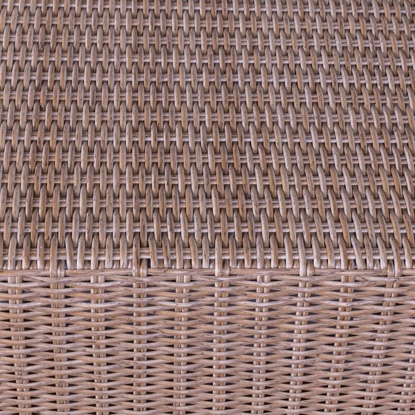 Sun-lounger Patsy Light brown Natural 200 x 70 x 41 cm