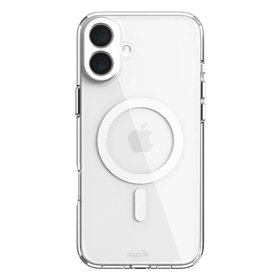 Moshi iGlaze MagSafe - Case for iPhone 16 (Luna Silver)