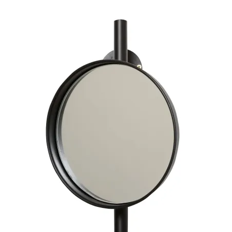 Sieninis veidrodis Juoda 22 x 20 x 100 cm