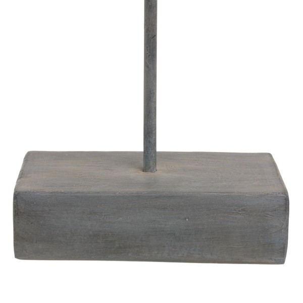 Dekoratyvinė figūrėlė 20 x 12 x 60 cm Pilka