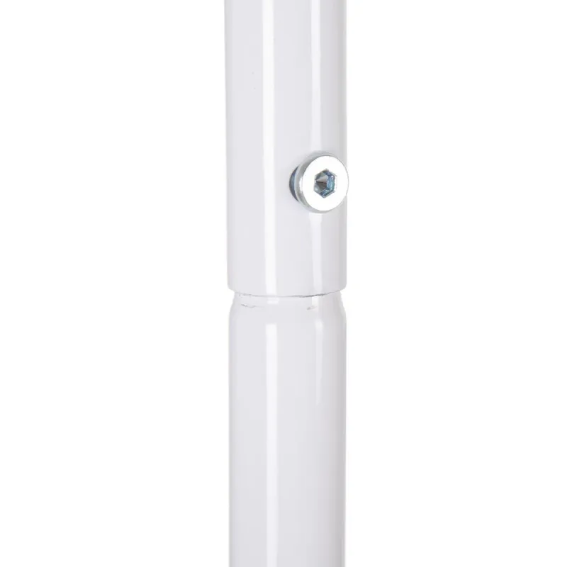 Mēteļu plaukts 81 x 38 x 182 cm Metāls Balts