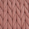 Taburete 111 x 44 x 41,5 cm Sintētiska Auduma Rozā Metāls