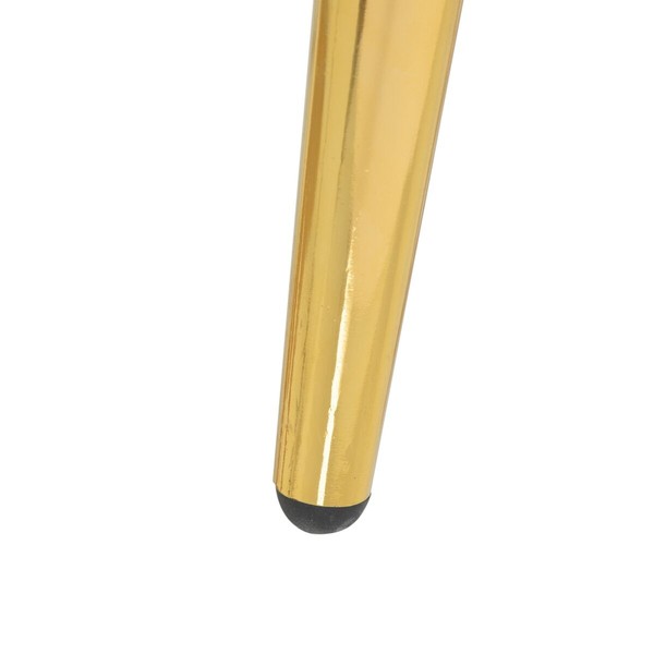 Taburete 111 x 44 x 41,5 cm Sintētiska Auduma Rozā Metāls