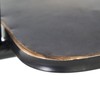 Mēteļu plaukts 67 x 19 x 166,5 cm Stikls Melns Bronza Metāls