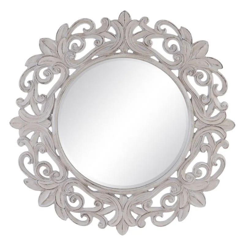 Wall mirror White 71 cm 122,7 x 4,8 x 122,7 cm