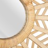 Wall mirror Natural 65 x 2,5 x 65 cm
