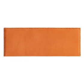 Headboard 160 x 6 x 60 cm Synthetic Fabric Terracotta