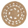 Matto Luonnollinen Juutti 120 x 120 cm