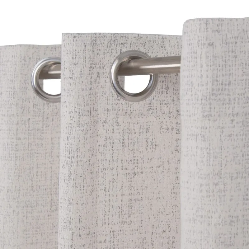 Verho Beige Polyesteri Hopea 100% puuvillaa 140 x 260 cm