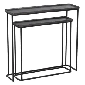Set of furniture Black Grey 84 x 26 x 78 cm