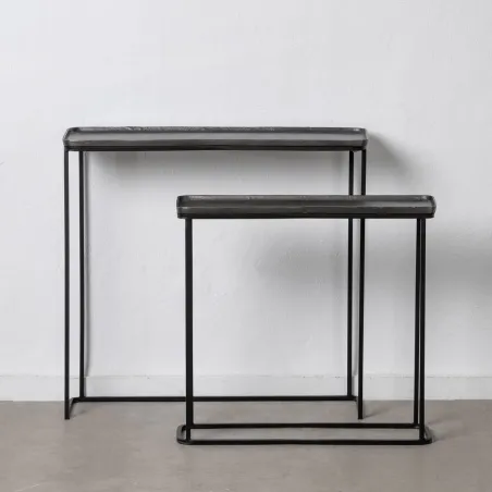 Set of furniture Black Grey 84 x 26 x 78 cm