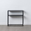 TV mēbeles 80 x 30 x 81 cm Melns Tērauds