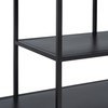 TV-kalusteet 120 x 32 x 55 cm Musta Teräs