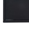TV-kalusteet 120 x 32 x 55 cm Musta Teräs