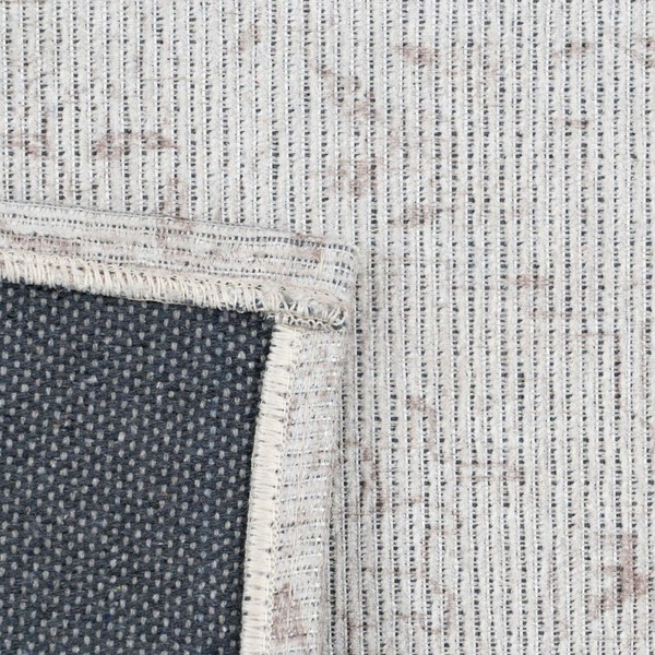 Carpet 80 x 150 cm Polyester Cotton Taupe