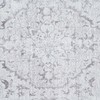 Matto 80 x 150 cm Harmaa Polyesteri Puuvilla