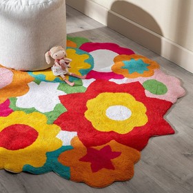 Детский коврик 100 % хлопок 100 cm 100 x 100 x 1 cm
