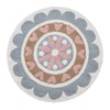 Playmat 100% cotton Flower 100 cm 100 x 100 x 1 cm