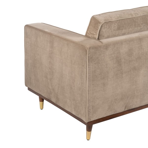 Sohva 172 x 89 x 91 cm Samppanja Synteettinen kangas Puu Sametti