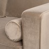 Sofa 172 x 89 x 91 cm Šampanas Sintetinis audinys Medžio Aksomas