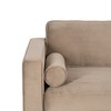 Sofa 172 x 89 x 91 cm Šampanas Sintetinis audinys Medžio Aksomas