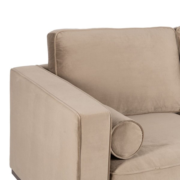 Sohva 172 x 89 x 91 cm Samppanja Synteettinen kangas Puu Sametti