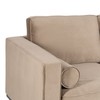 Sofa 172 x 89 x 91 cm Šampanas Sintetinis audinys Medžio Aksomas