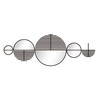 Wall Decoration Crystal Black Metal