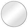 Wall mirror Black 60 x 4 x 60 cm
