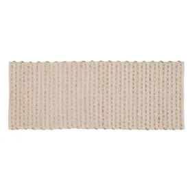 Ковер Белый Натуральный 70 % хлопок 30 % Джут 170 x 70 cm