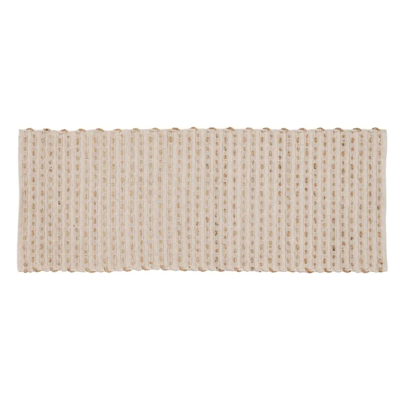 Paklājs Balts Dabisks 70 % kokvilnas 30 % Džuts 170 x 70 cm
