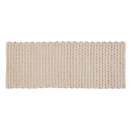 Ковер Белый Натуральный 70 % хлопок 30 % Джут 170 x 70 cm