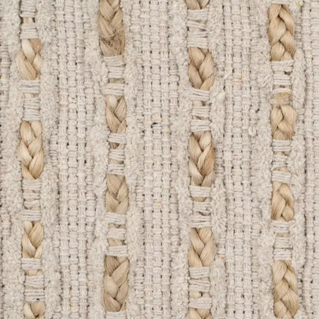 Kilimas Balta Natūralus 70 % medvilnė 30 % Žgutas 170 x 70 cm
