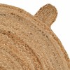 Matto Beige 100 % Juutti 100 x 100 cm