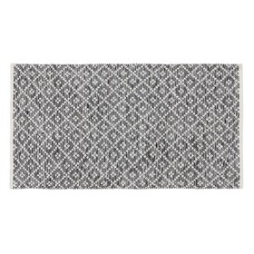 Kilimas Balta Pilka 70 % medvilnė 30 % Poliesteris 80 x 150 cm