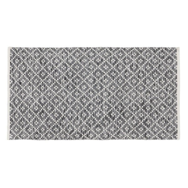Paklājs Balts Pelēks 70 % kokvilnas 30 % Poliesters 80 x 150 cm