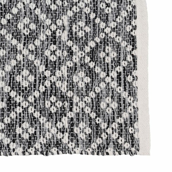 Matto Valkoinen Harmaa 70 % puuvillaa 30 % Polyesteri 120 x 180 cm