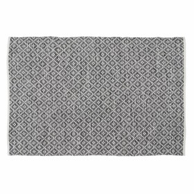 Ковер Белый Серый 70 % хлопок 30 % полиэстер 160 x 230 cm