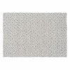 Carpet White Grey 70 % cotton 30 % Polyester 160 x 230 cm