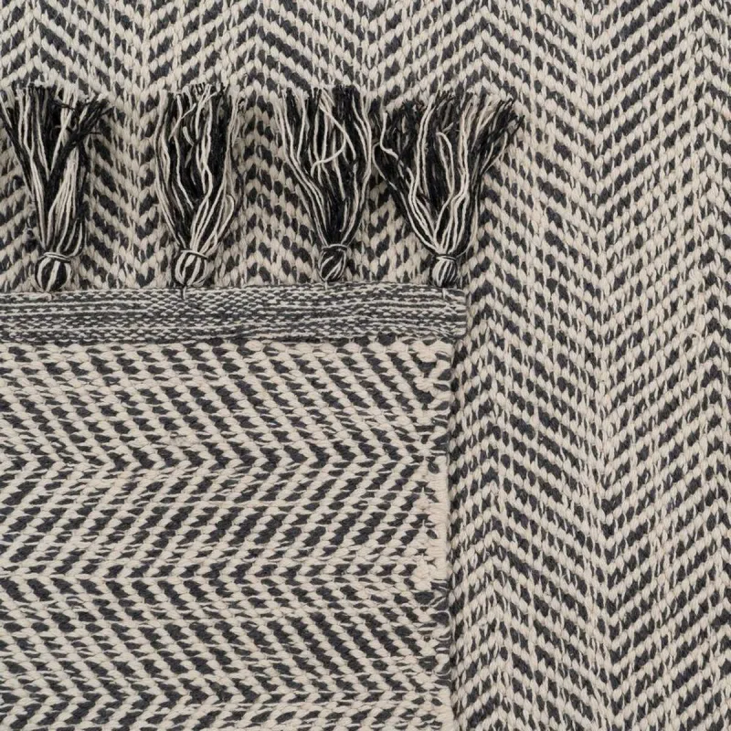 Matto Harmaa 70 % puuvillaa 30 % Polyesteri 80 x 150 cm