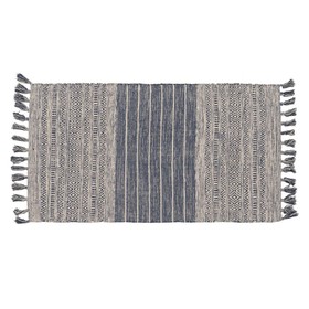 Ковер Синий Белый 70 % хлопок 30 % полиэстер 80 x 150 cm