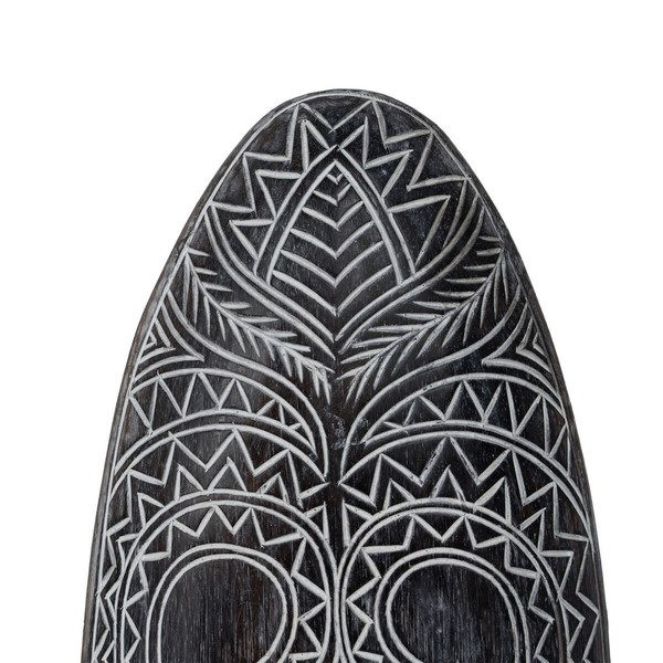 Koristehahmo Valkoinen Ruskea Naamio 24 x 5 x 80 cm
