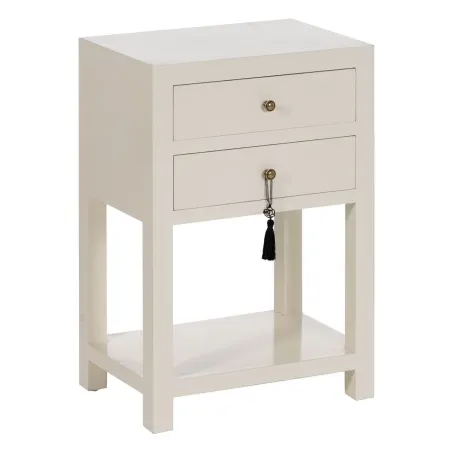 Naktsskapītis ORIENT Balts Egles koksne Koks MDF 45 x 30 x 66 cm