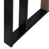 Hall NUDE Black Natural 110 x 30 x 75 cm