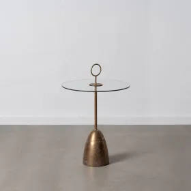 Side table Golden Crystal Iron 50 x 50 x 75,5 cm