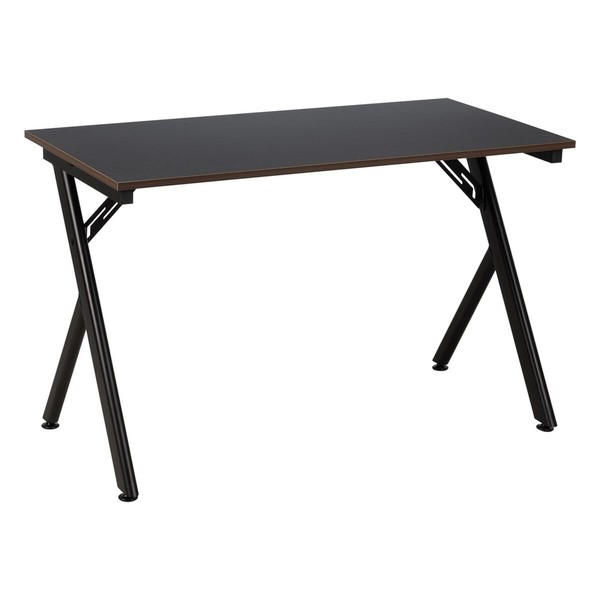 Rašomasis stalas Medžio MDF Juoda Natūralus 120 x 60 x 75 cm