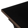 Письменный стол Деревянный MDF Чёрный Натуральный 120 x 60 x 75 cm