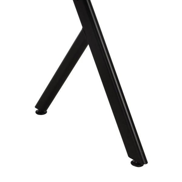 Desk MDF Wood Black Natural 120 x 60 x 75 cm
