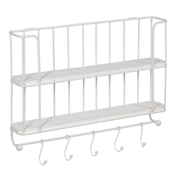 Plaukti Balts Dzelzs 66,5 x 14 x 44,5 cm