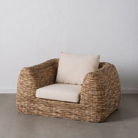Garden sofa Natural 111 x 97 x 63 cm